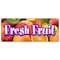 Signmission FRESH FRUIT BANNER SIGN stand market store tropical produce farm stand B-96 Fresh Fruit - alternate 1
